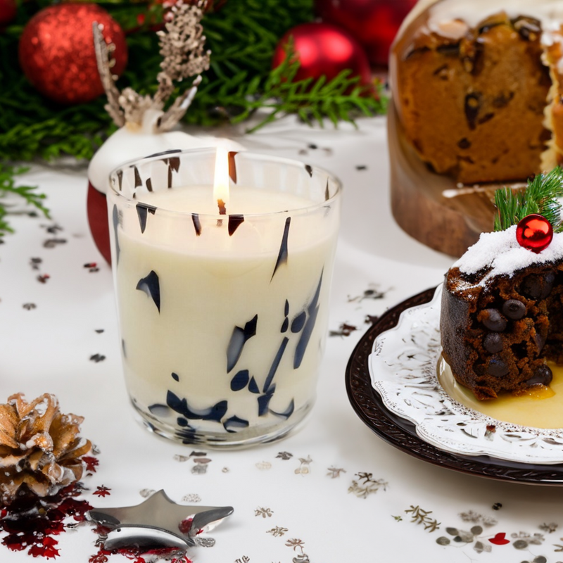 Christmas Pudding Scented Christmas Candle | Phanuel - Angel Lights Co