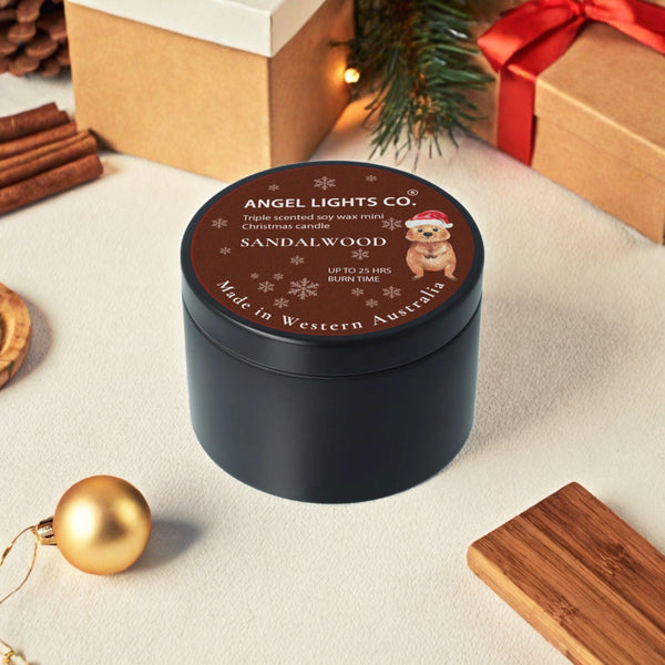 Christmas Mini Candle - Sandalwood